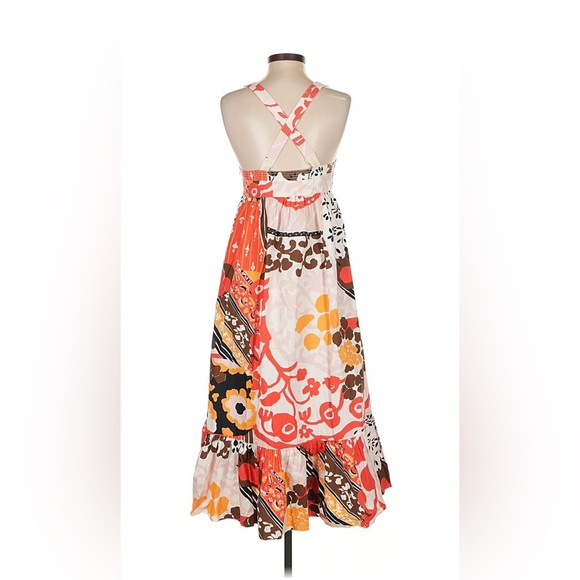 J. Crew Vibrant Floral Midi Dress - Picture 2 of 2